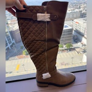 Tall brown boots